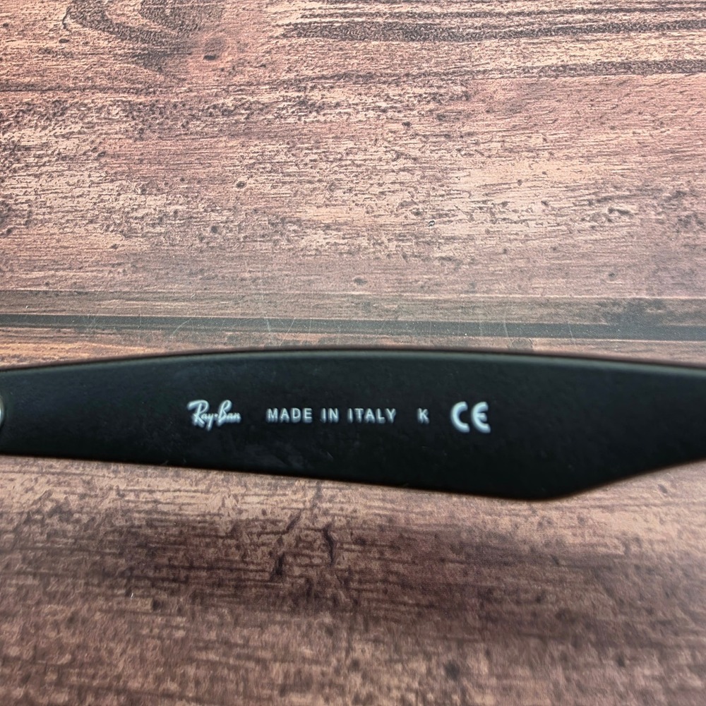 Ray-Ban RB 2132 New Wayfarer Matte Black Eyeglasses 52-18-145 Made in Italy - Picture 2 of 8